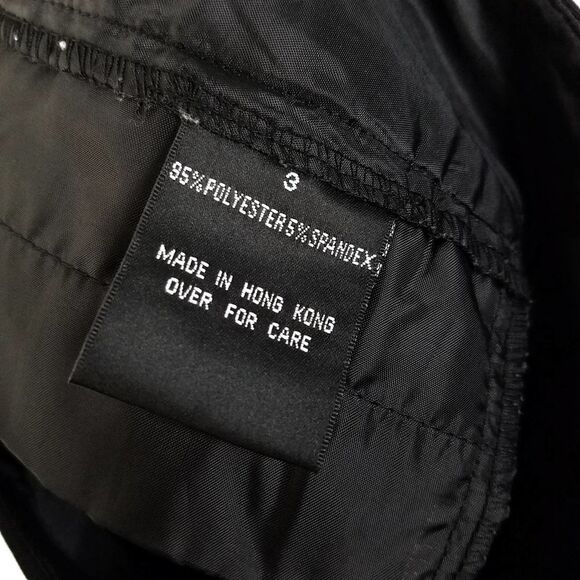 A. Byer Princeton Mid Rise Wide Leg Flare Trouser Dress Pants Black Size 3 - Picture 6 of 6